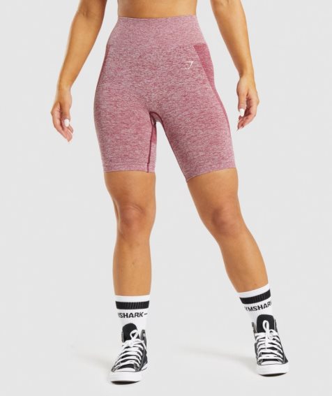 Women's Gymshark Flex Cycling Shorts Pink | CA 7N380D